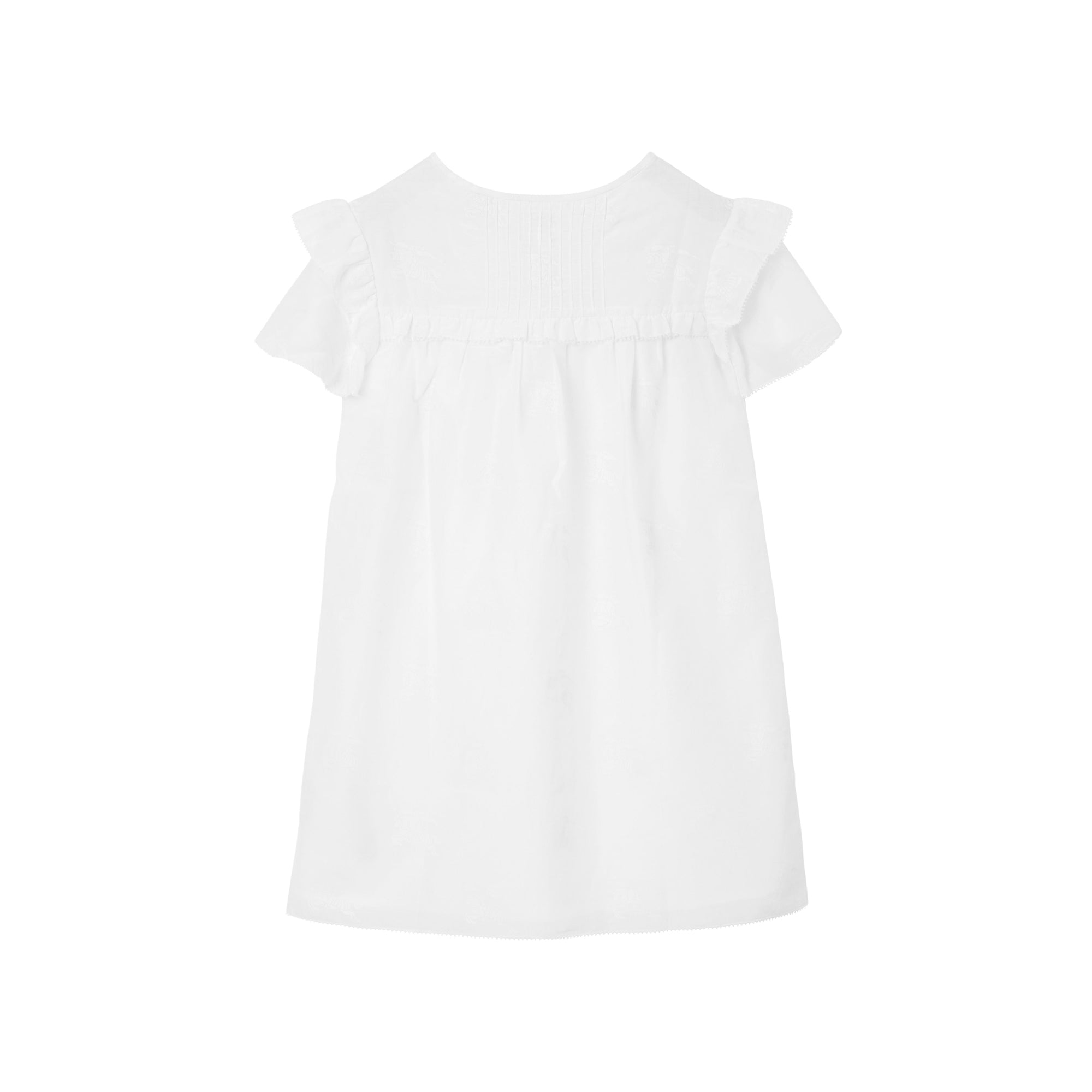 Robe en coton et soie à motif cavalier - Whitetern