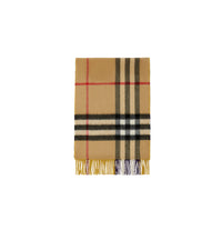 Écharpe en cachemire à motif check - Archive Beige & Pear