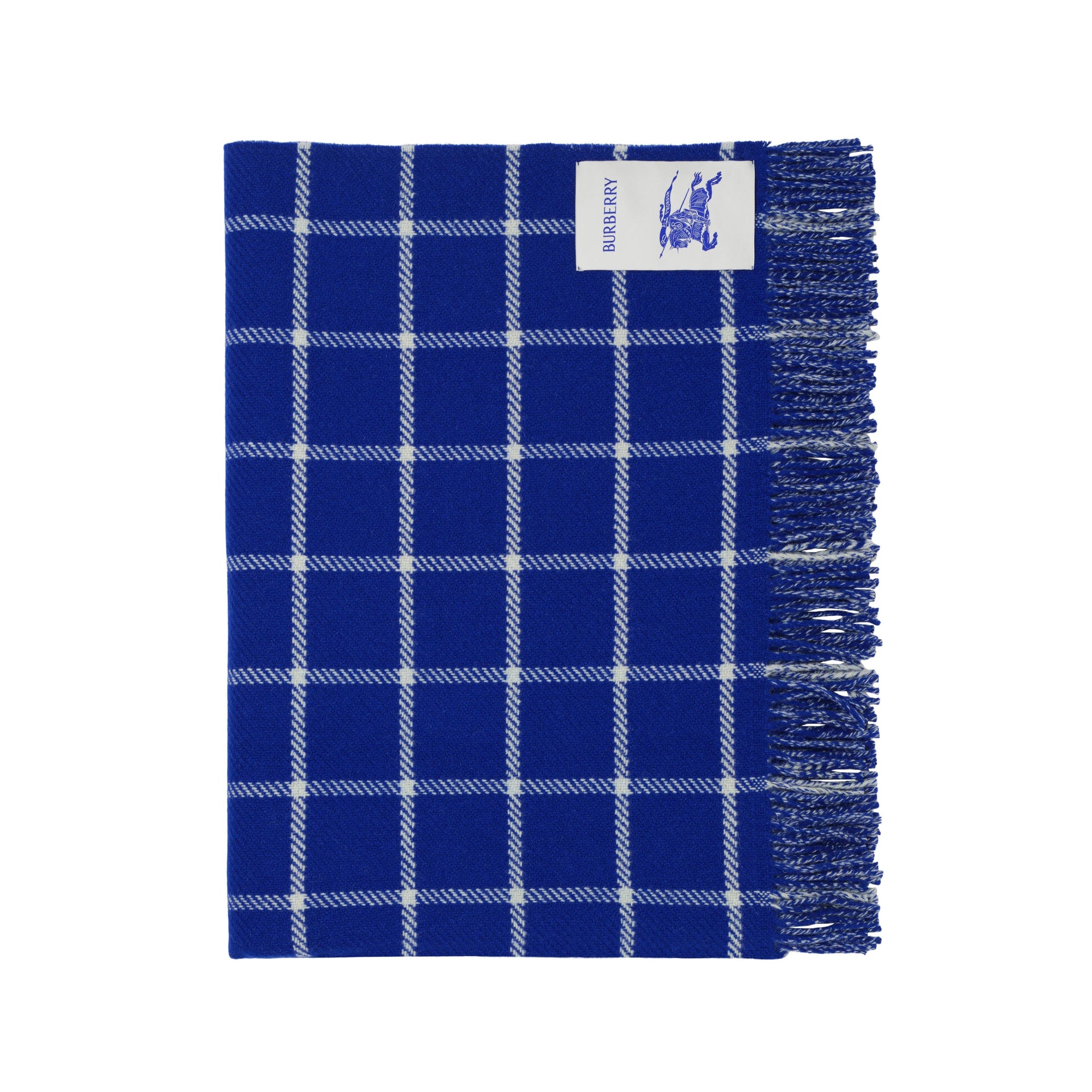Couverture réversible en laine à motif check - Knight
