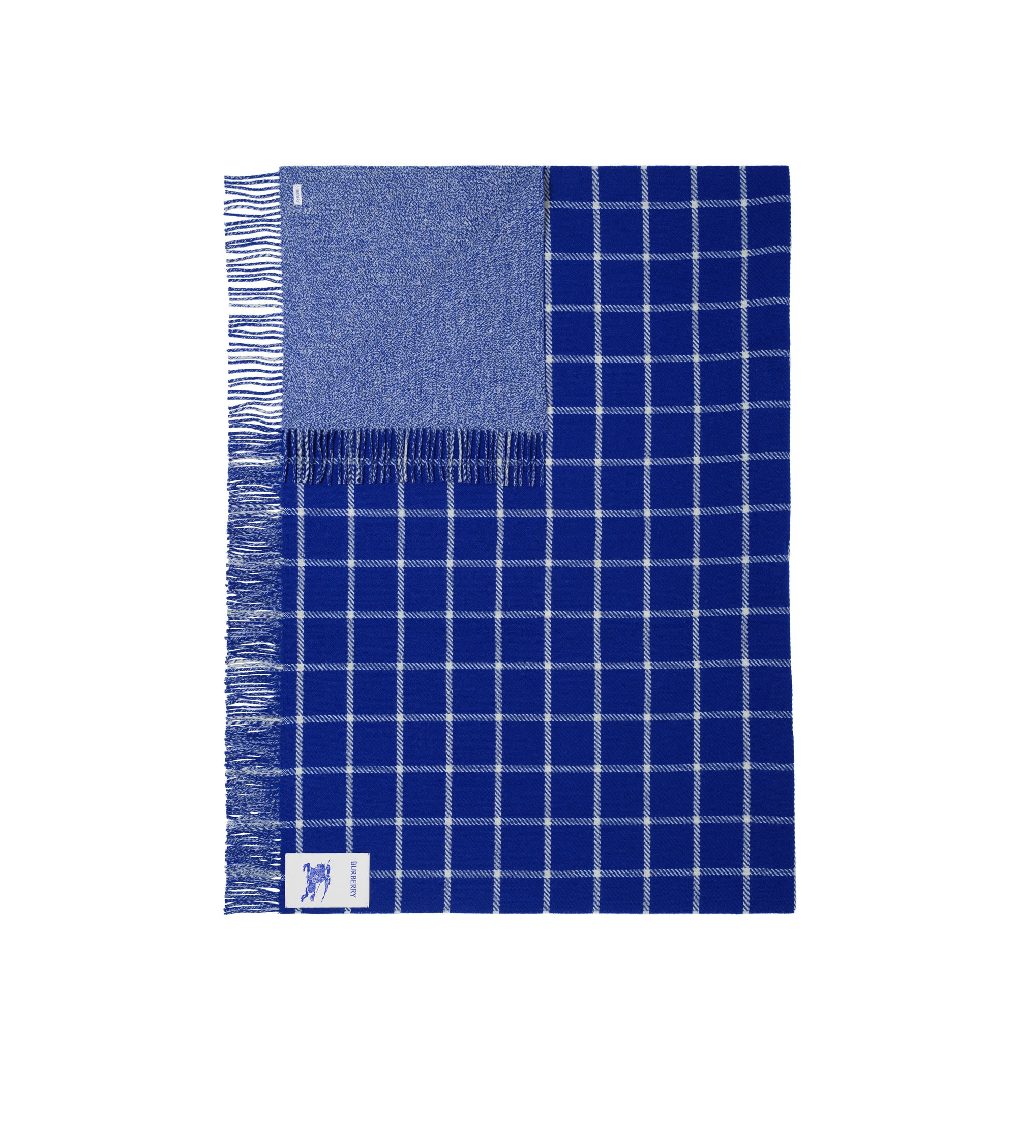 Couverture réversible en laine à motif check - Knight