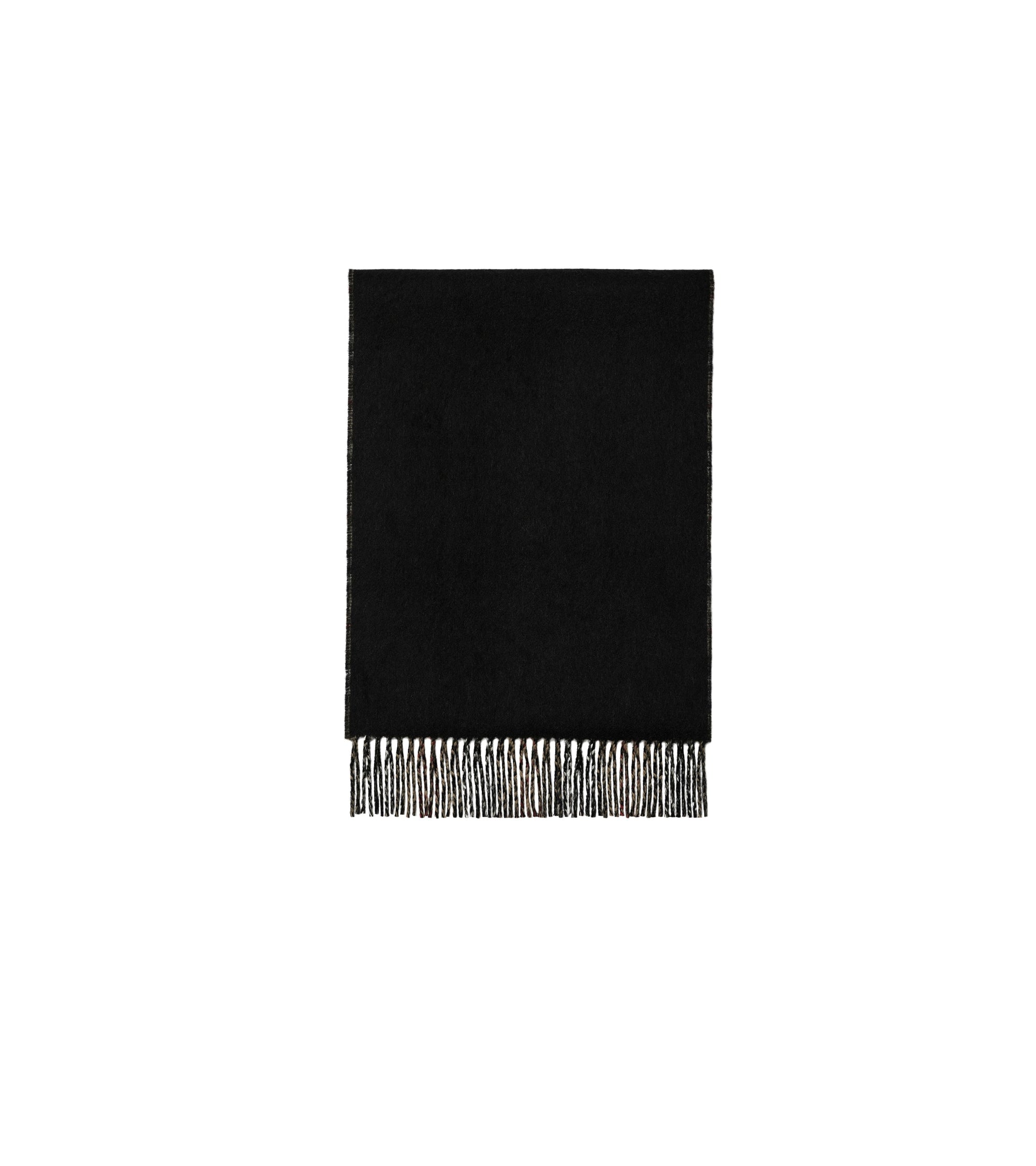 Écharpe réversible en cachemire à motif check - Archive Beige & Black