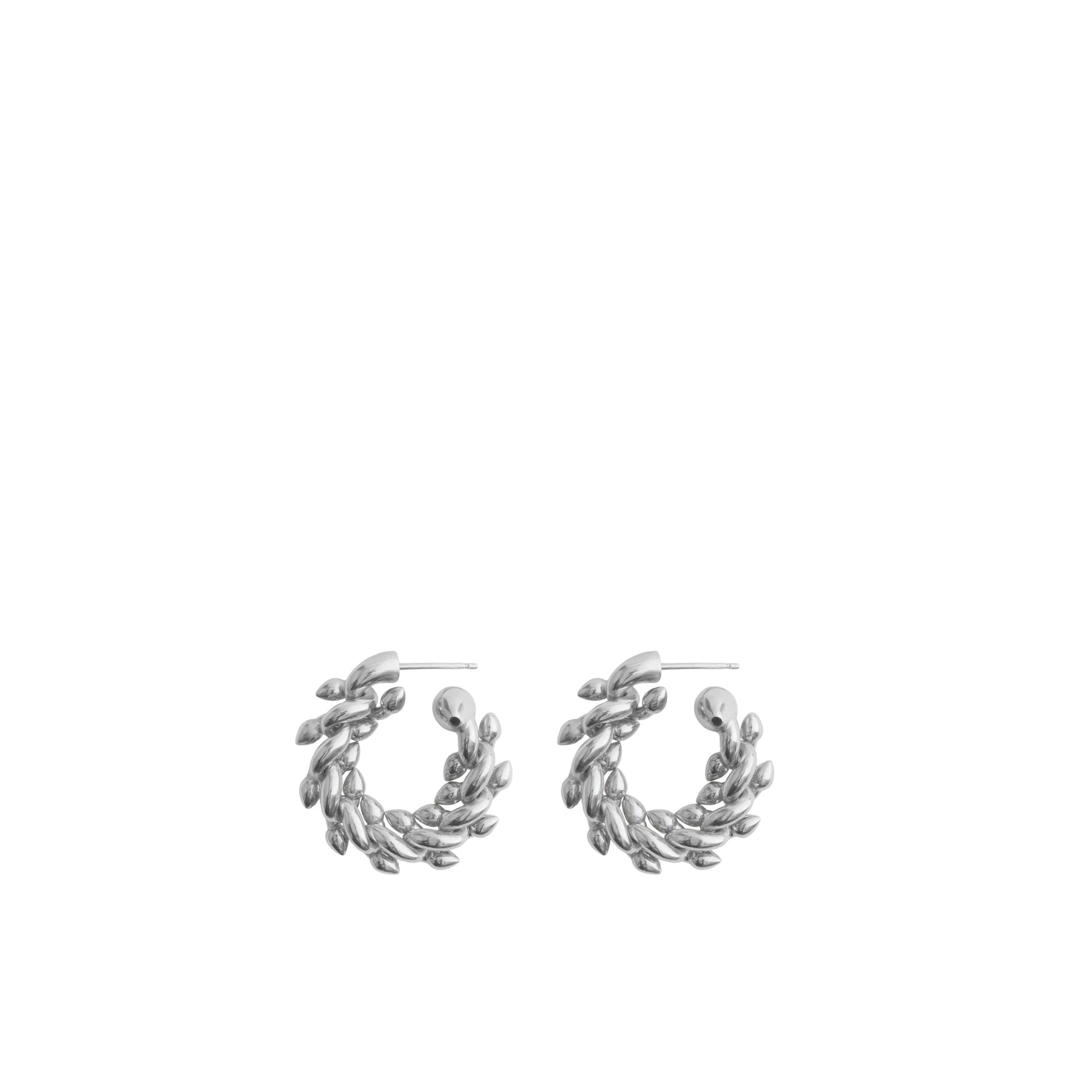 Boucles d'oreilles à chaîne en forme de lance - Silver