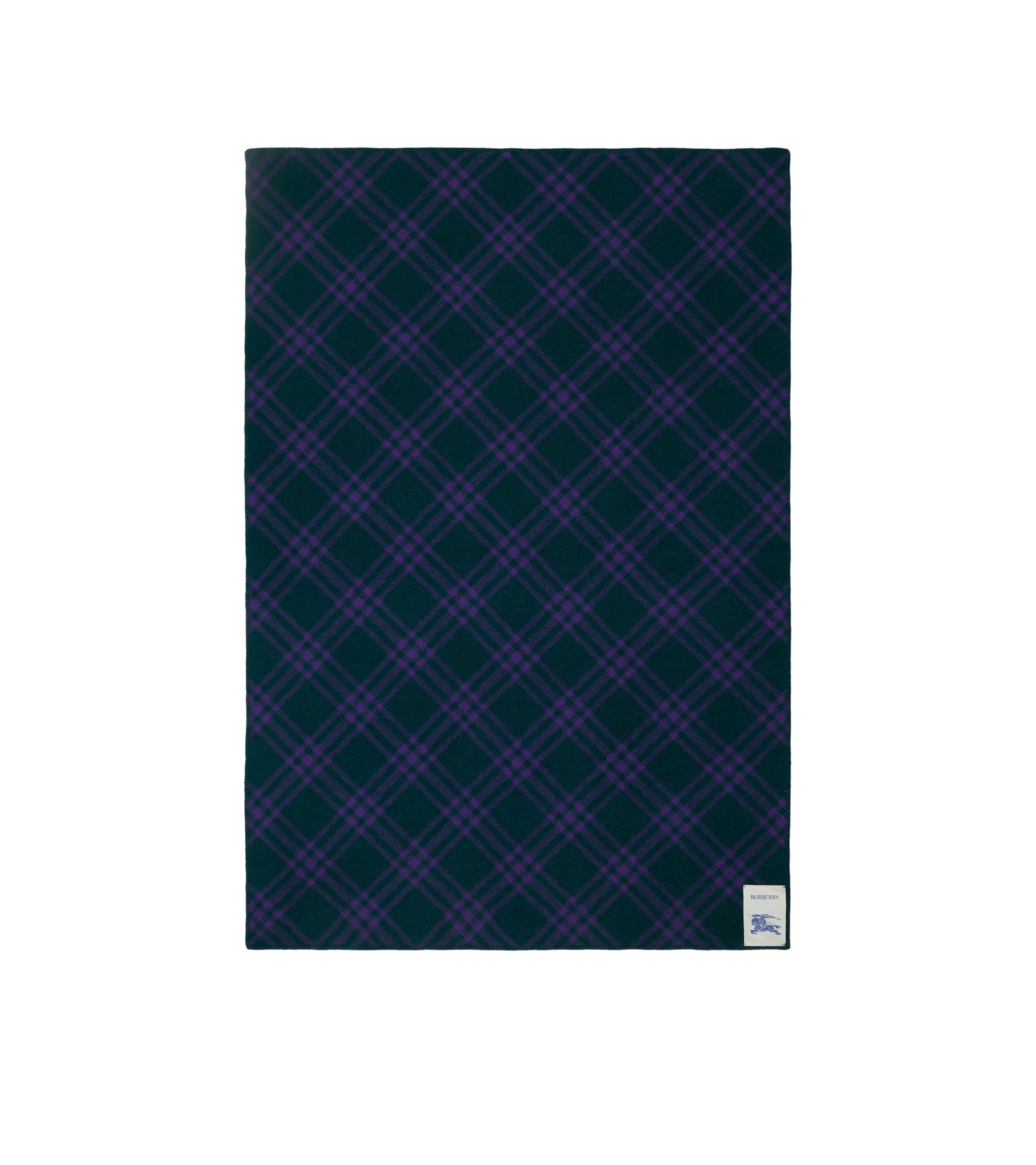 Couverture en laine à motif check - Vine & Royal