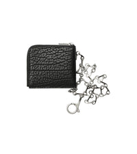 Portefeuille B Chain en cuir - Black