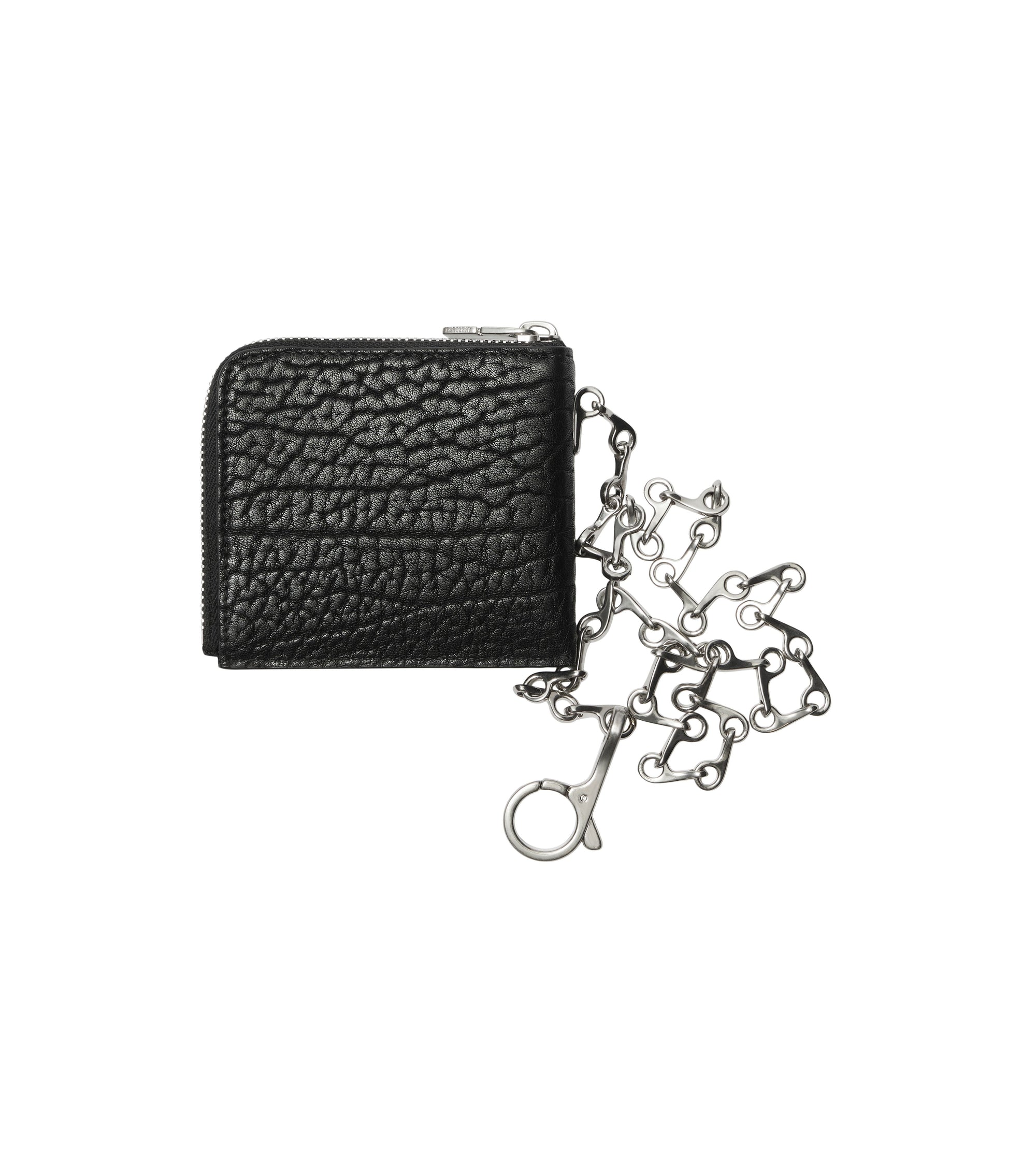 Portefeuille B Chain en cuir - Black