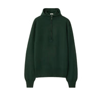 Sweat à capuche semi-zippé en laine - Vine