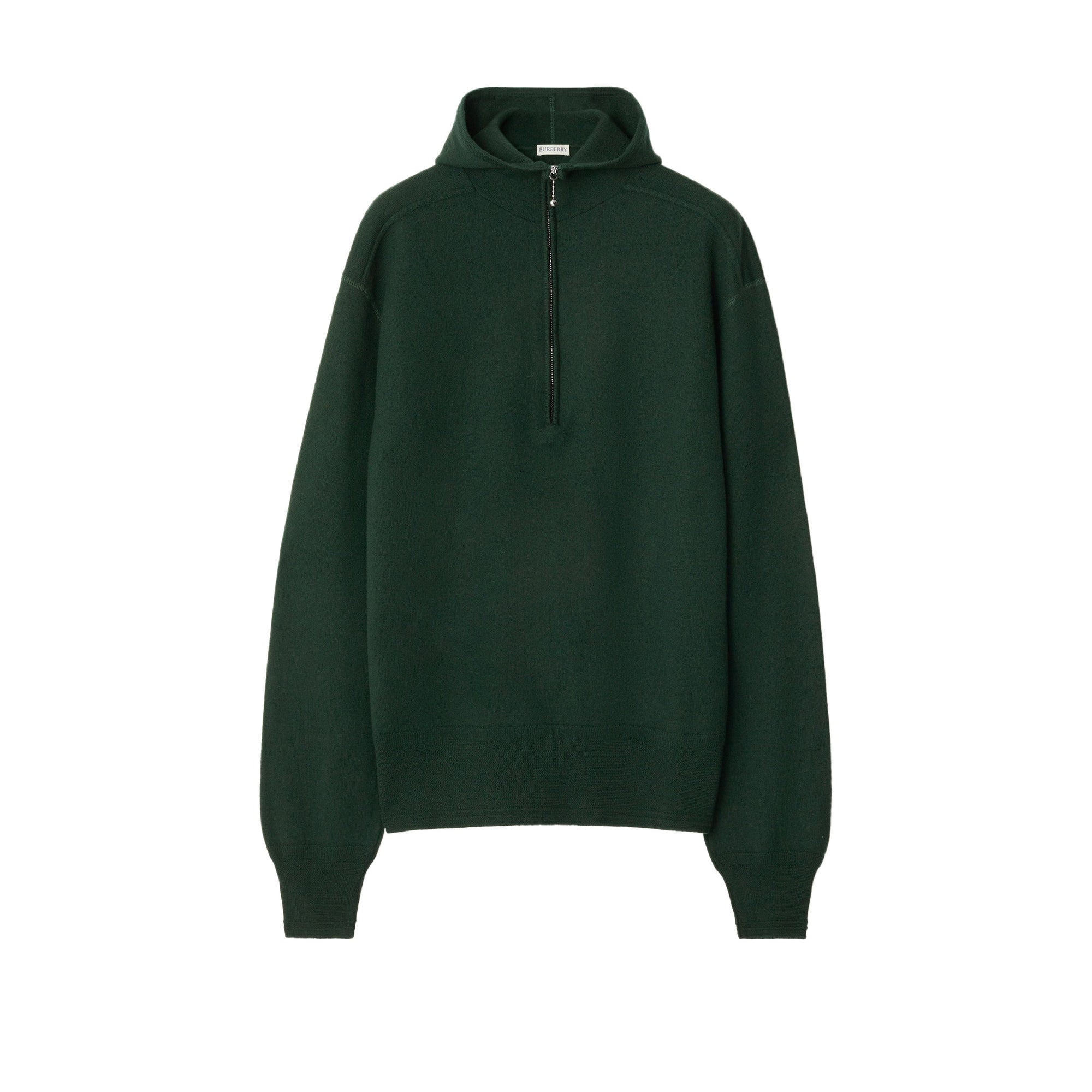 Sweat à capuche semi-zippé en laine - Vine
