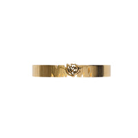 Manchette Rose striée - Gold
