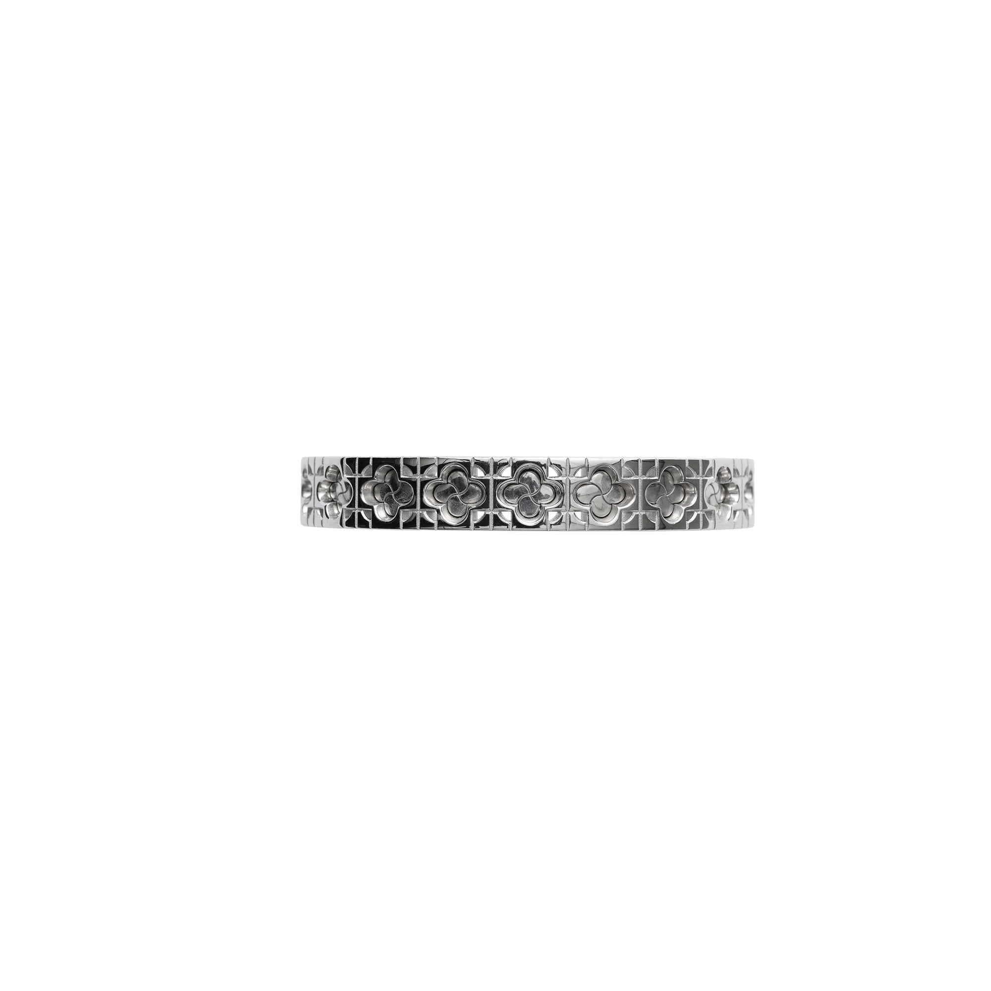 Manchette Rose en argent - Silver