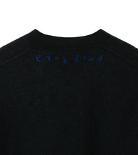 Pull ras du cou en laine - Vine Pattern