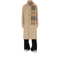 Écharpe en cachemire Burberry à motif check - Check Beige