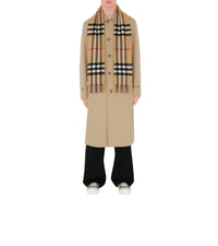 Écharpe en cachemire Burberry à motif check - Check Beige
