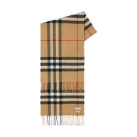 Écharpe en cachemire Burberry à motif check - Check Beige