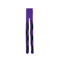 Collants en laine mélangée Argyle - Royal & Vine