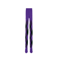 Collants en laine mélangée Argyle - Royal & Vine