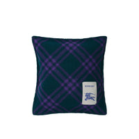 Coussin en laine à motif check - Vine