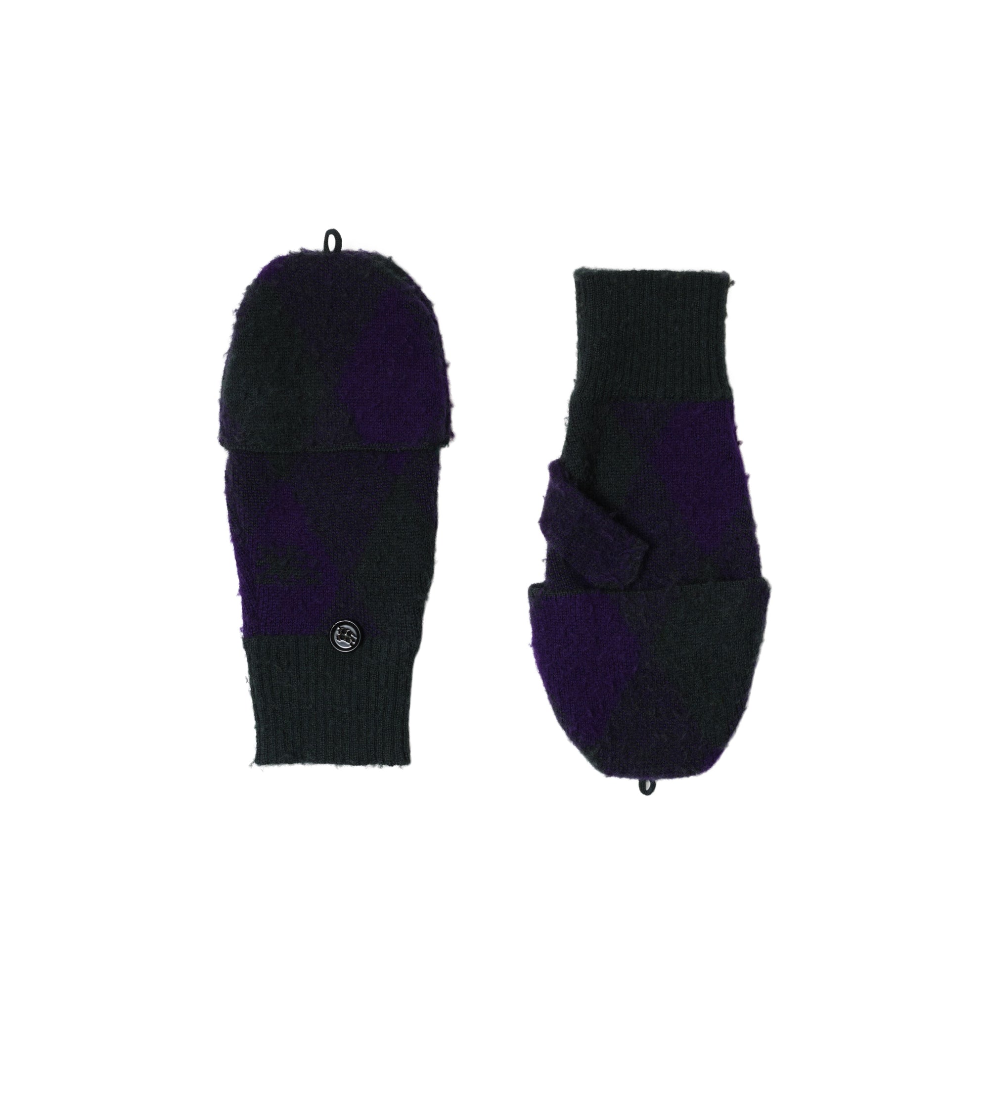 Moufles en laine argyle - Vine Royal