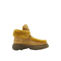 Bottines montantes en shearling - Manilla & Amber Yellow