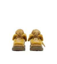 Bottines montantes en shearling - Manilla & Amber Yellow