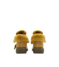 Bottines montantes en shearling - Manilla & Amber Yellow