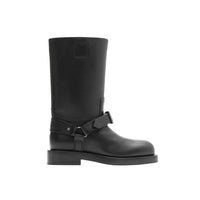 Bottines Saddle en cuir - Black