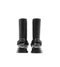 Bottines Saddle en cuir - Black