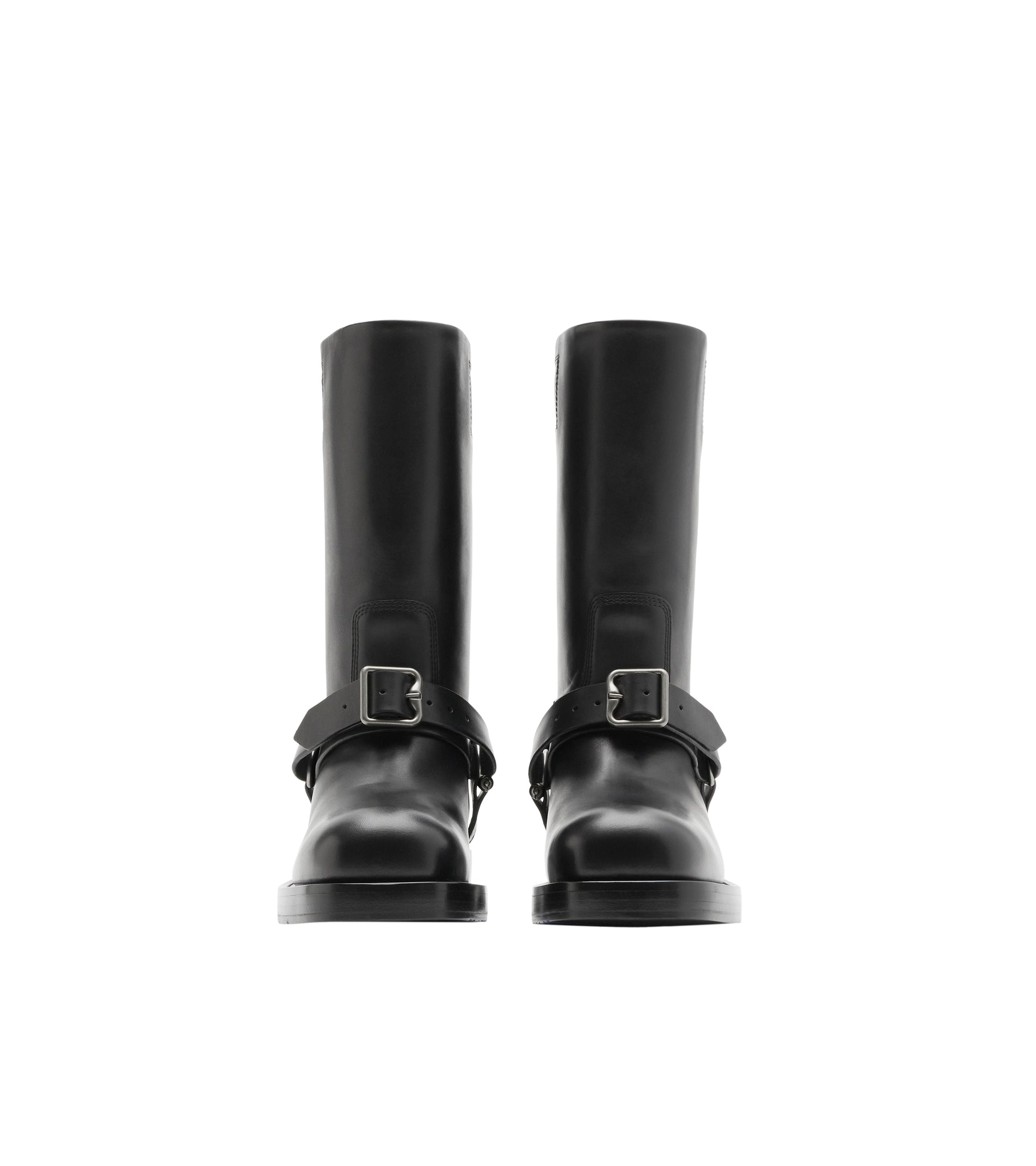 Bottines Saddle en cuir - Black
