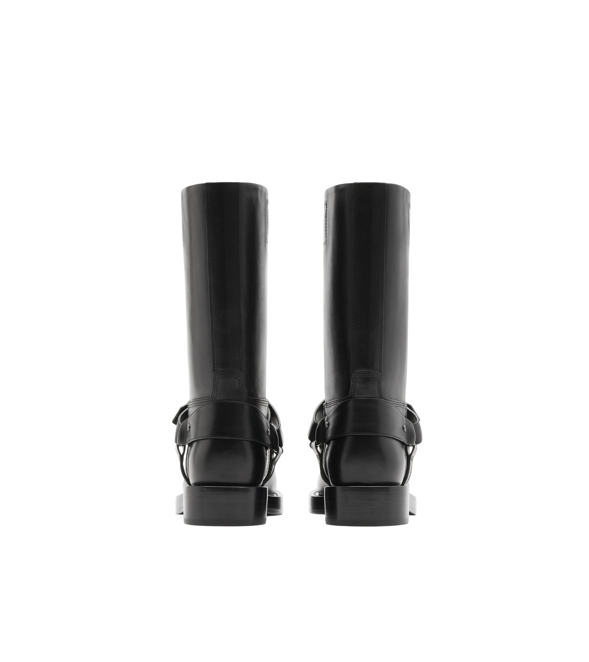 Bottines Saddle en cuir - Black