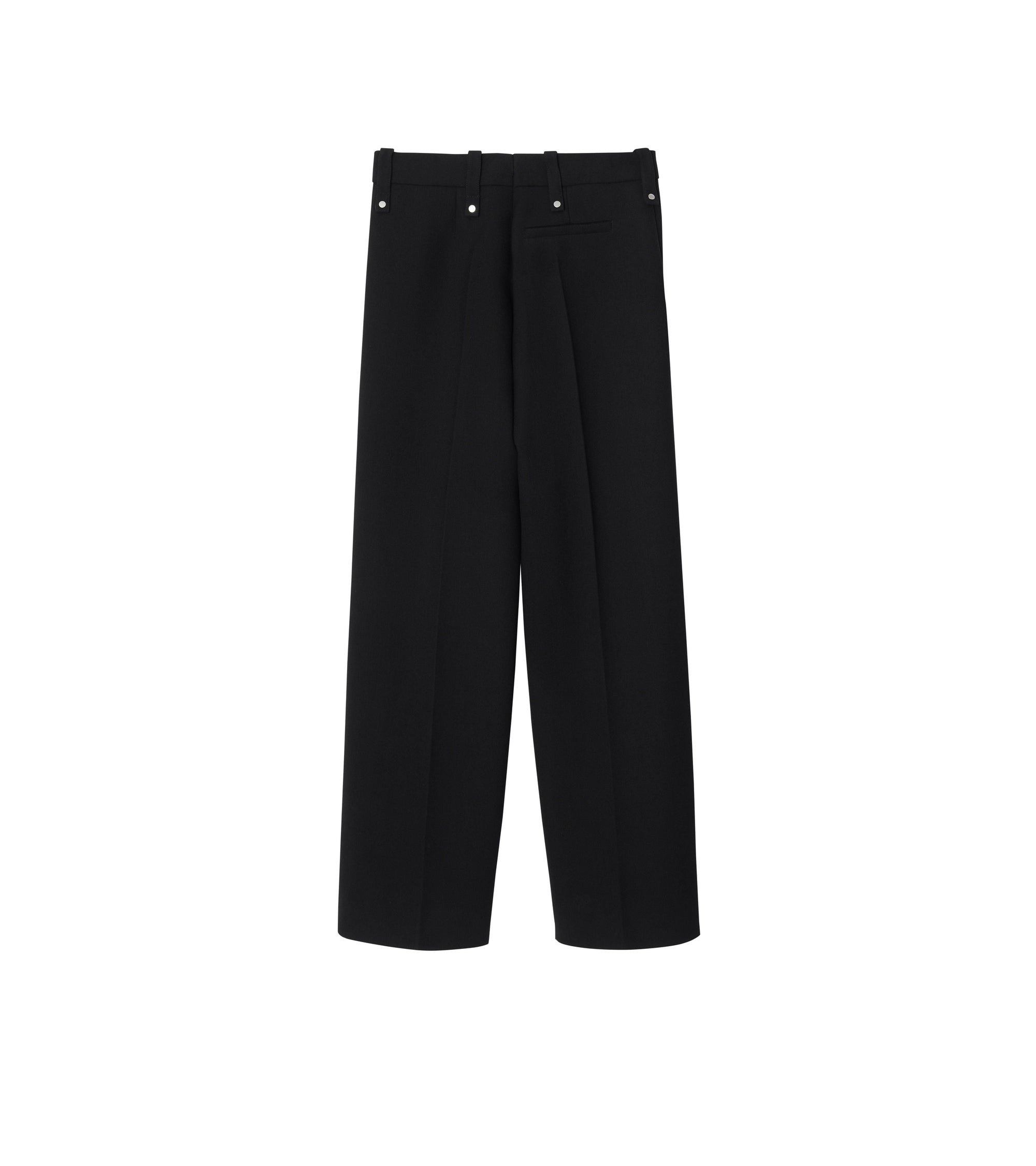 Pantalon tailleur en laine mélangée - Black