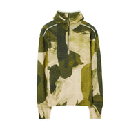 Sweat à capuche en laine à imprimé camouflage - Shrub Pattern