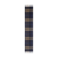 Écharpe en cachemire Burberry à motif check - Indigo & Mid Camel