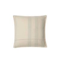 Coussin en cachemire à motif check - Stone