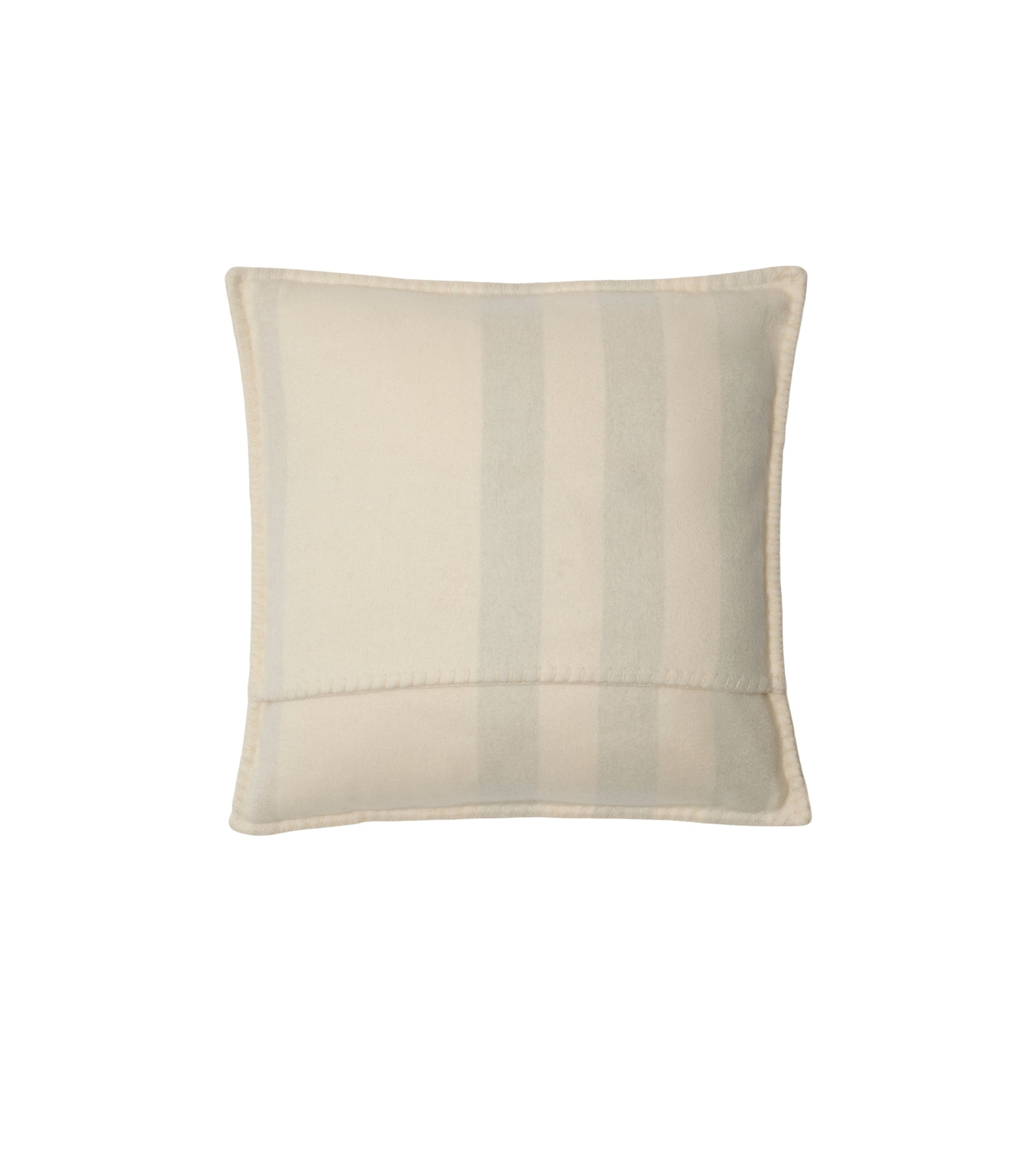 Coussin en cachemire à motif check - Stone