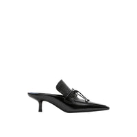 Mules Storm en cuir - Black