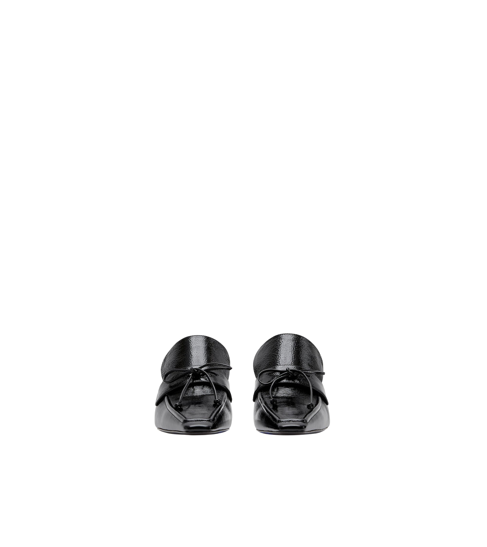 Mules Storm en cuir - Black