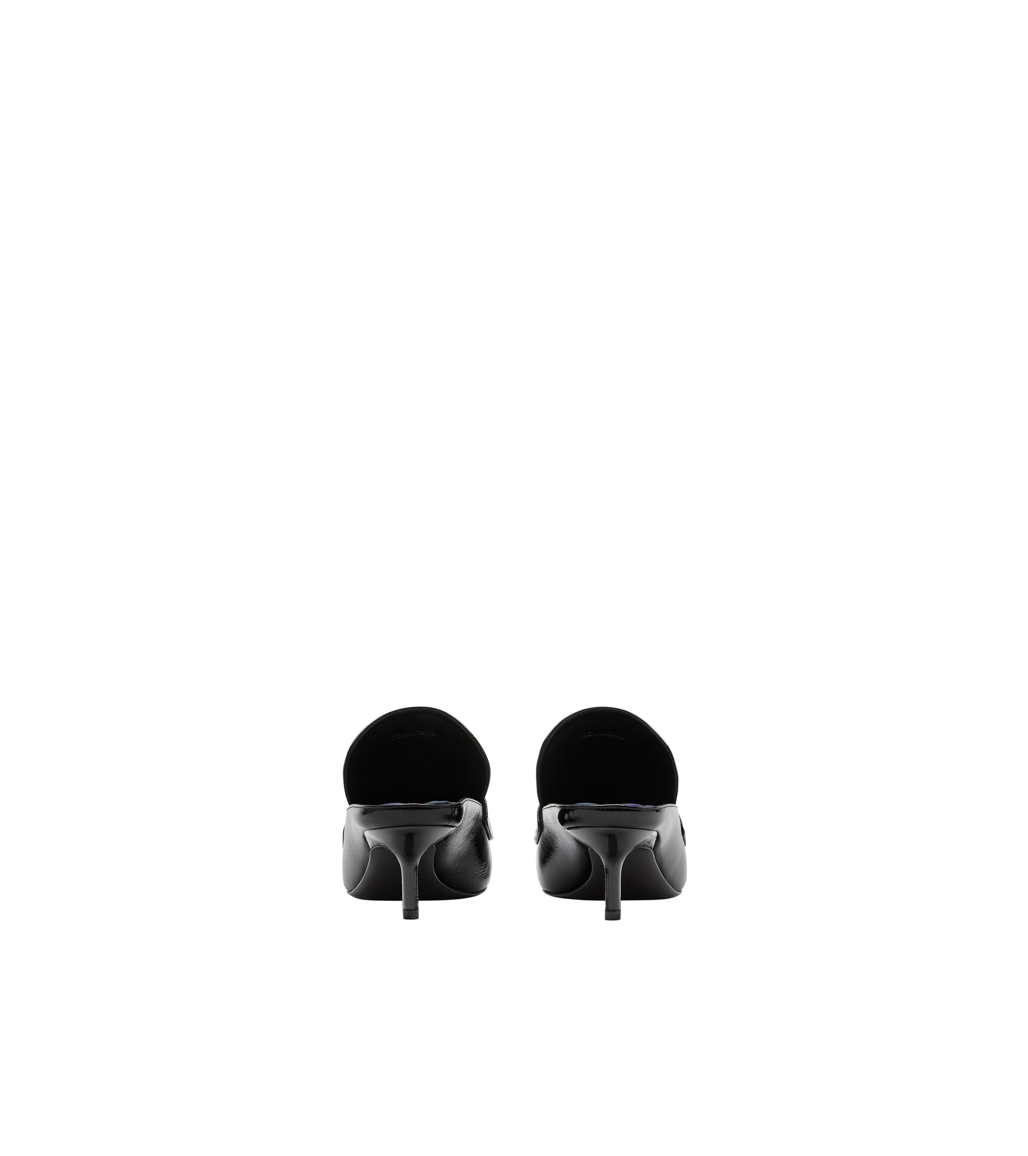 Mules Storm en cuir - Black