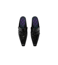 Mules Storm en cuir - Black