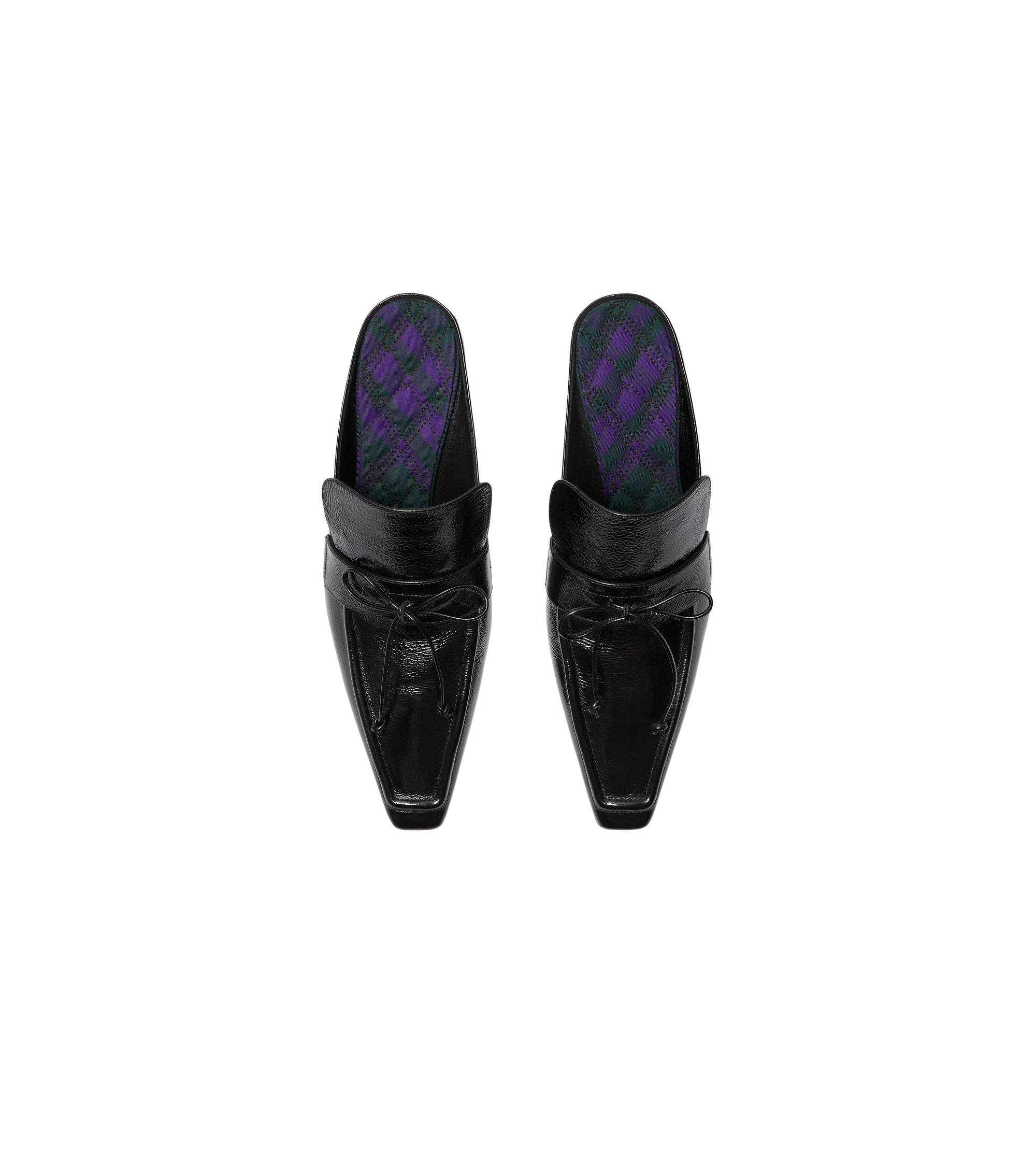 Mules Storm en cuir - Black