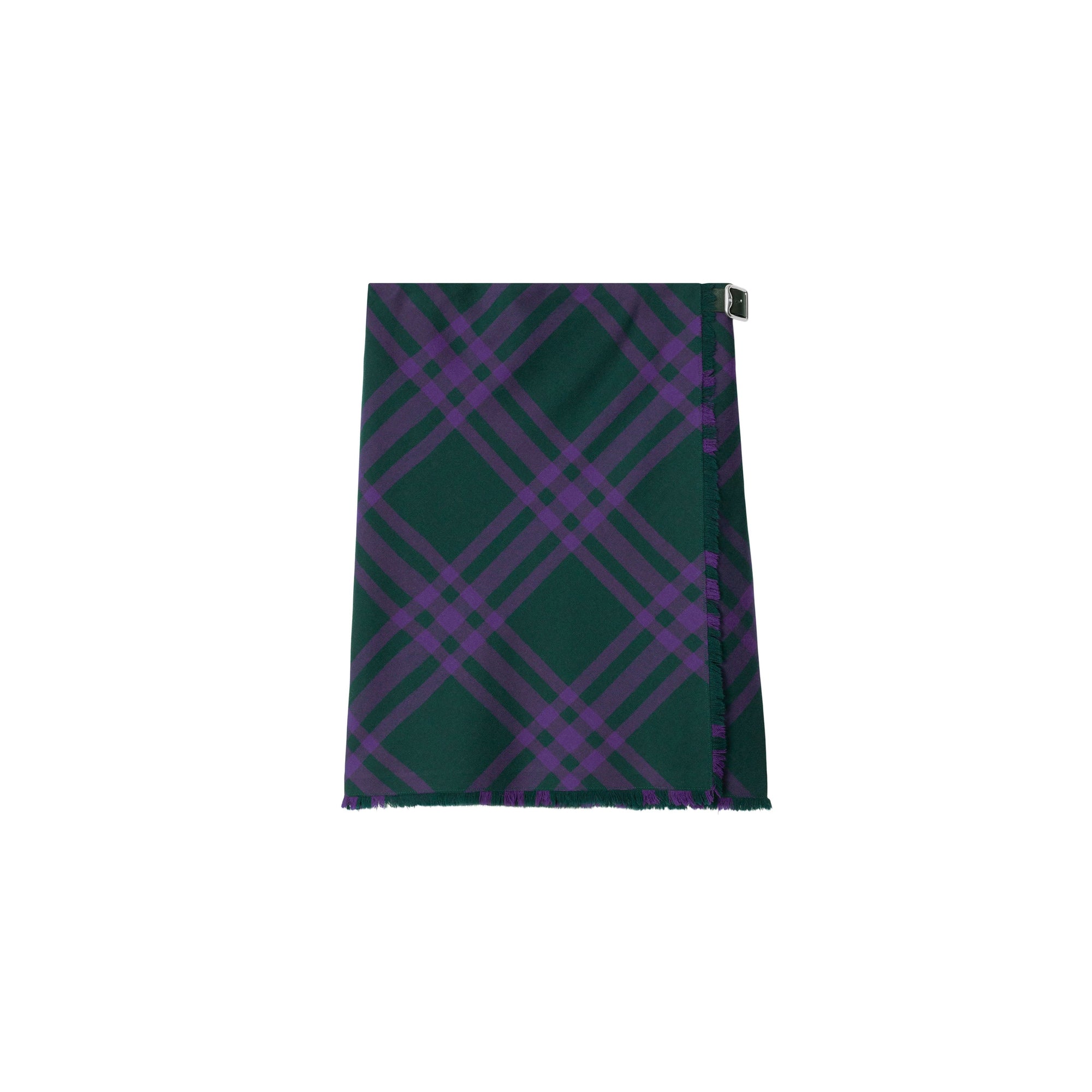 Kilt en laine à motif check - Deep Royal Check