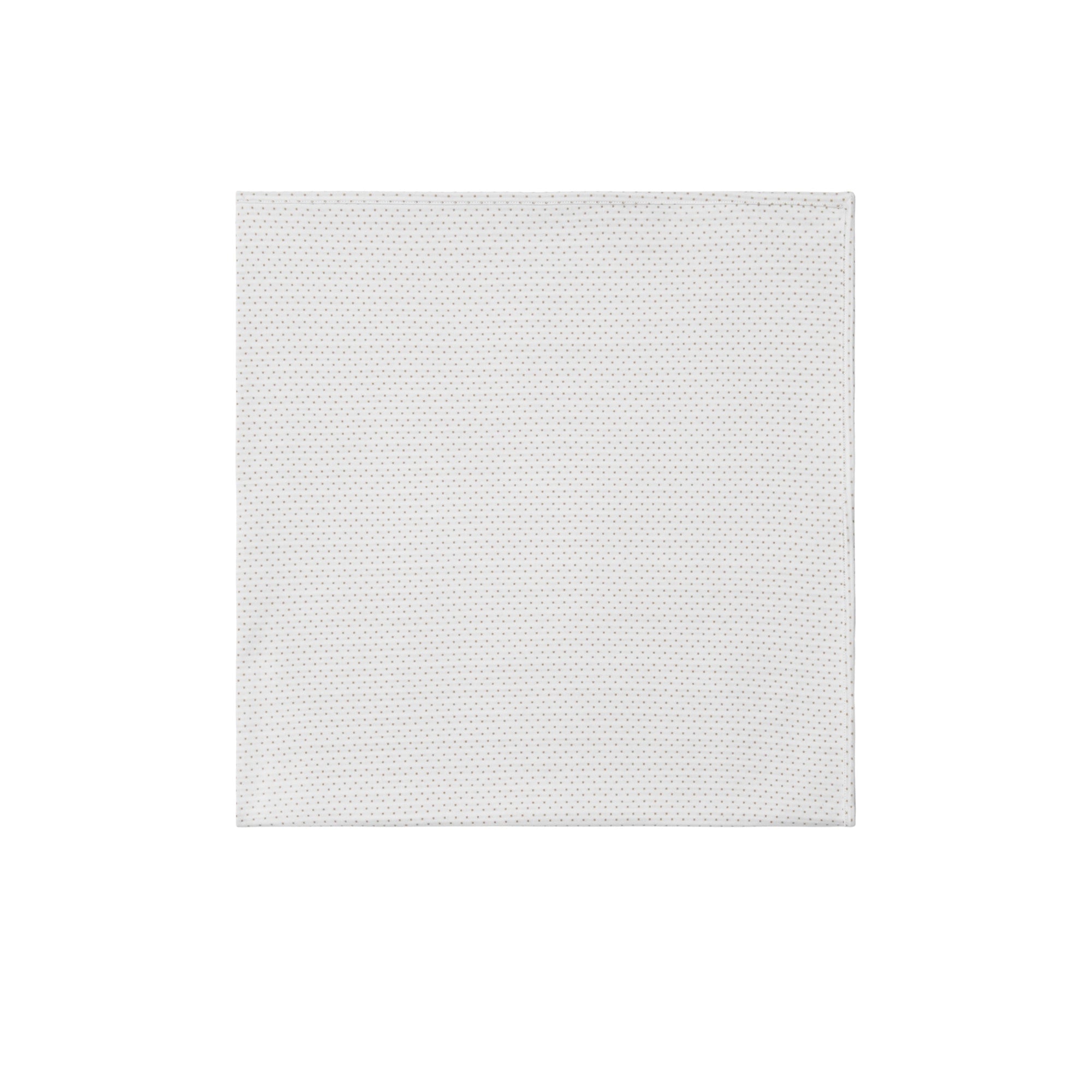 Couverture bébé en coton à pois - Archive Beige