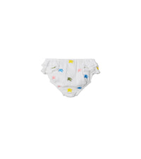 Robe et bloomer en coton à motif cavalier - Multicolour Pattern