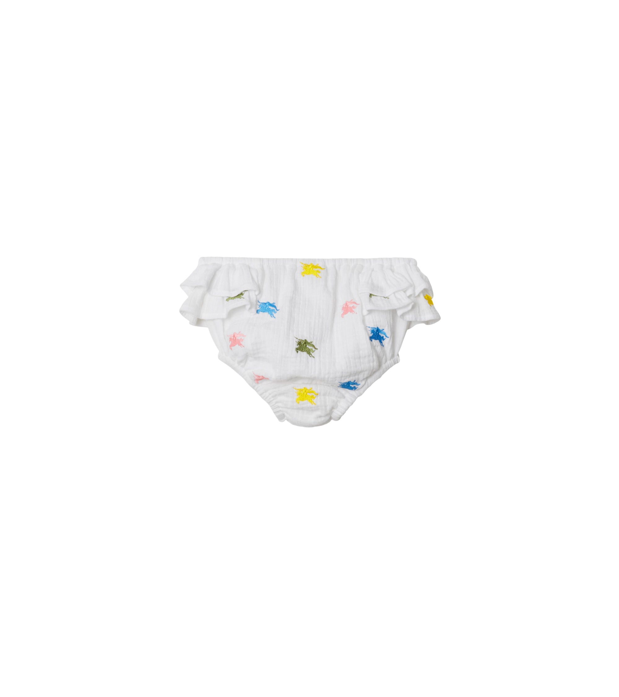 Robe et bloomer en coton à motif cavalier - Multicolour Pattern