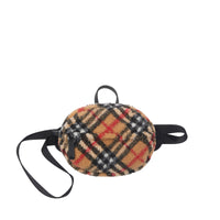 Sac ceinture en molleton à motif check - Archive Beige Check