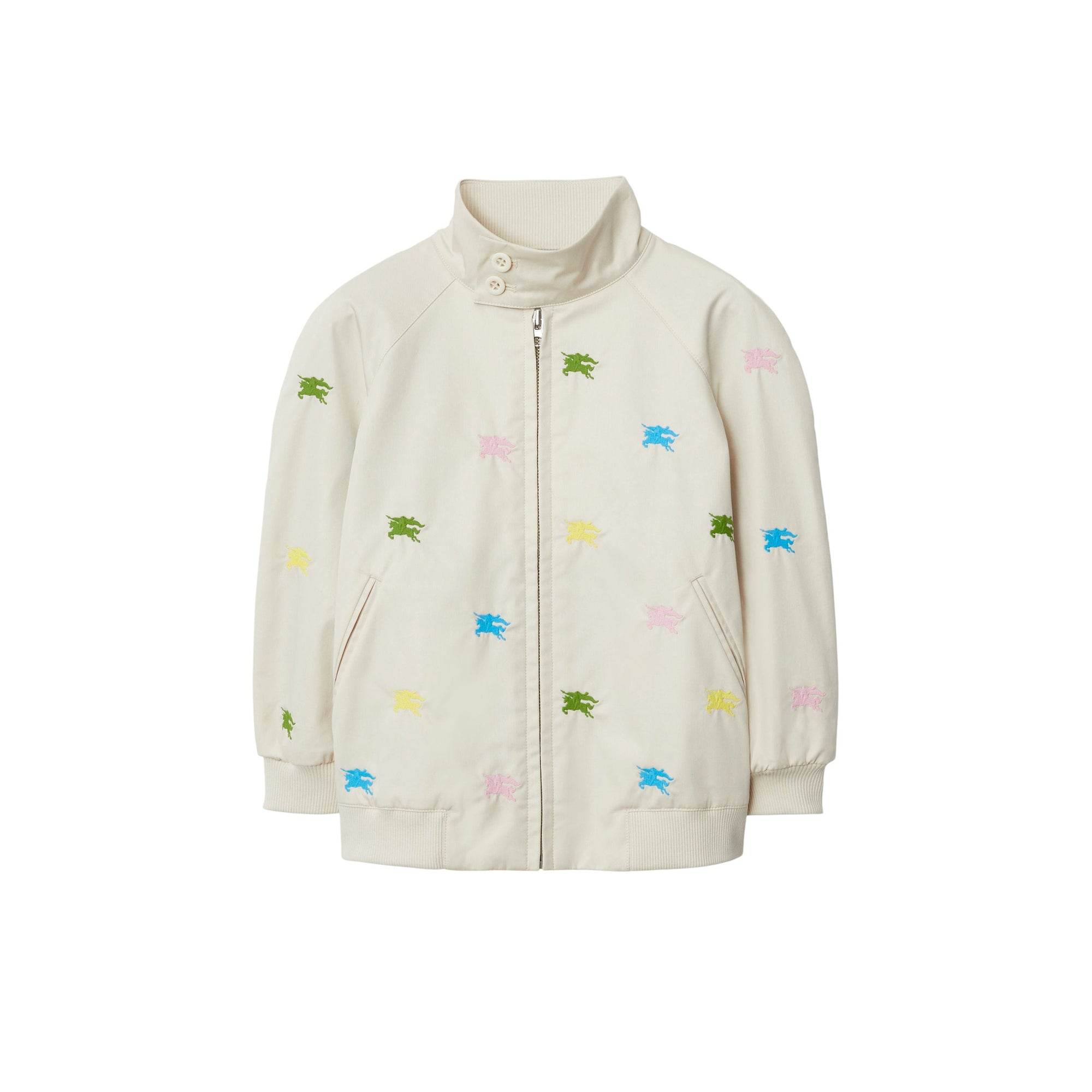 Veste Harrington en coton à motif cavalier - Wheat