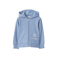 Sweat à capuche zippé - Light Blue Melange