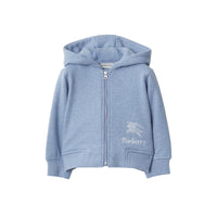 Sweat à capuche zippé - Light Blue Melange