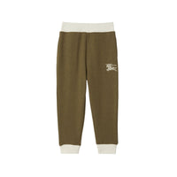 Pantalon de survêtement en coton - Dark Khaki Green Melange