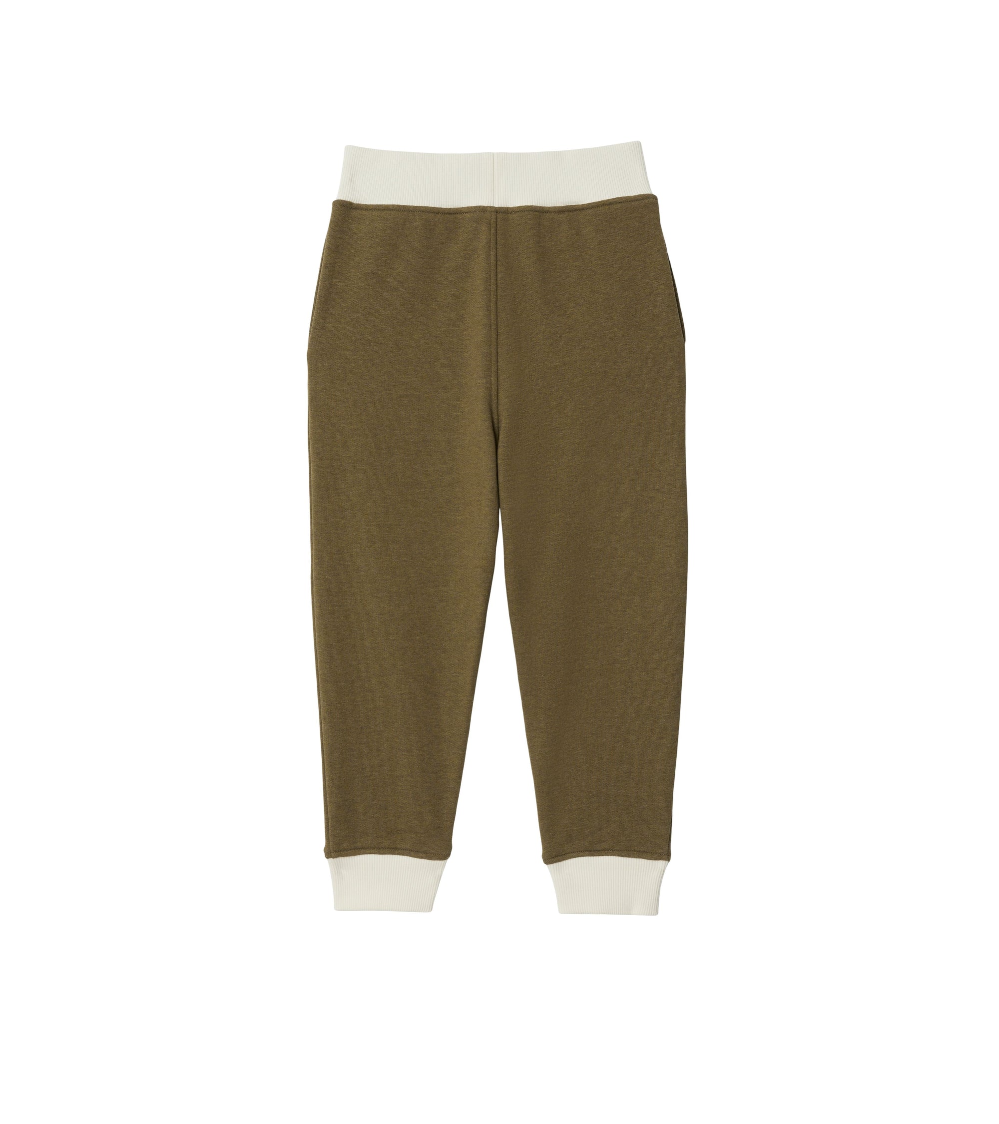 Pantalon de survêtement en coton - Dark Khaki Green Melange
