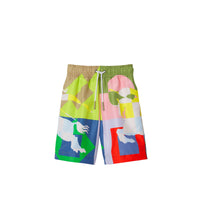 Short de bain à motif cavalier - Multicolour Pattern