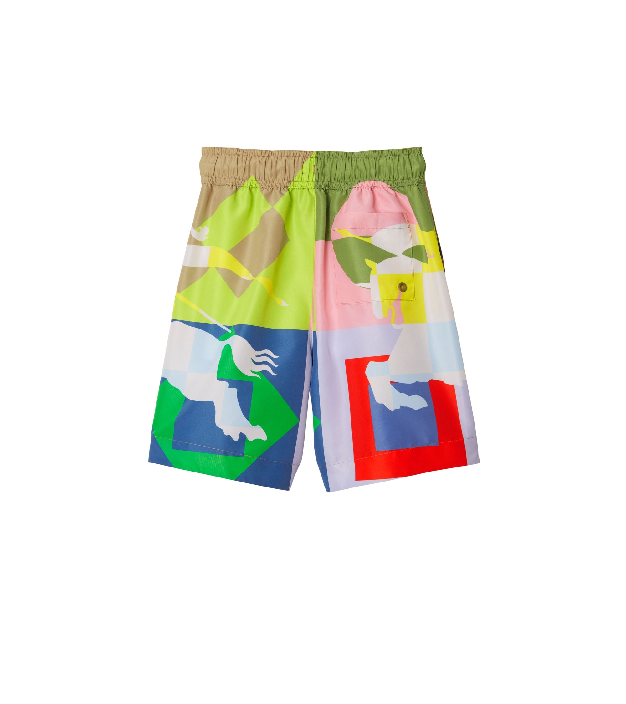 Short de bain à motif cavalier - Multicolour Pattern